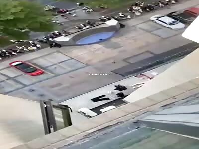 Naked man fell to his death