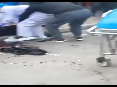 Man dying after being stabbed in the neck