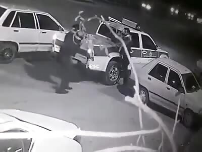 Man armed with gun is stabbed