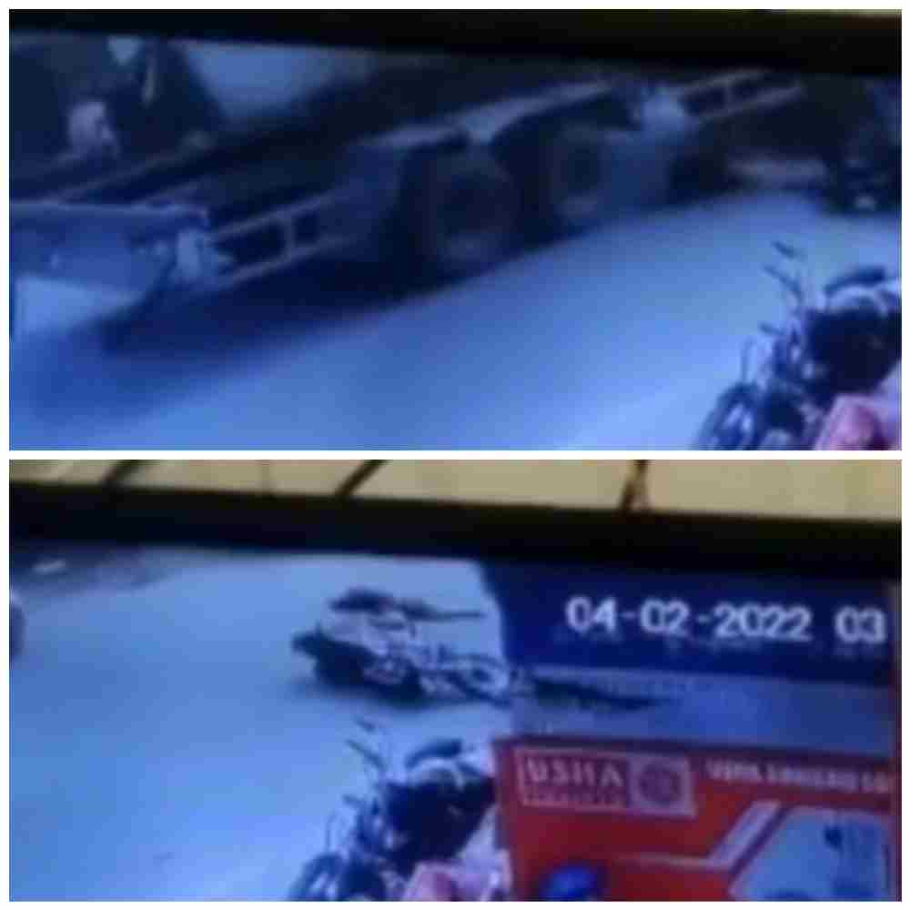 Biker dies under the tires