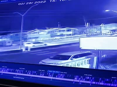 Pedestrian hit by motorcyclist at high speed