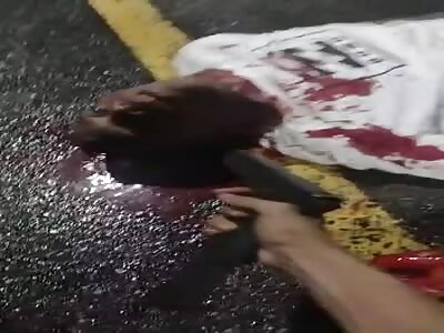 Brutal Execution with Automatic Pistol (clean video)