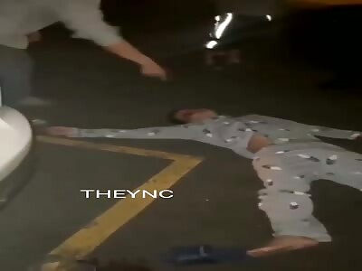 man in his last moments of life