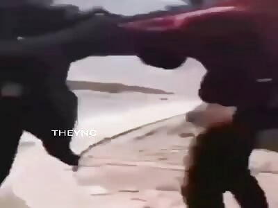 An argument ends badly