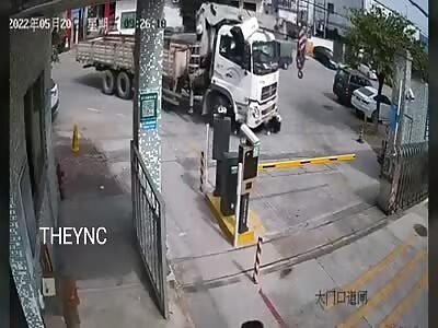 end up under the truck