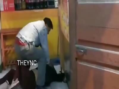 Another woman beaten by her husband