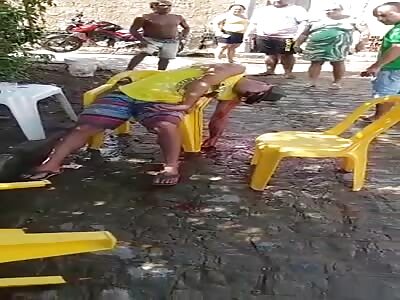 man shot in the head