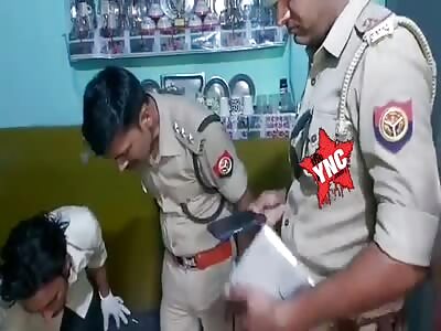 Elderly man found with a cut on his neck