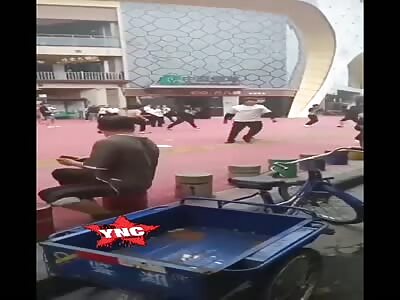 Man receives a brutal beating