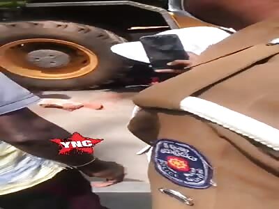 Dude dies with his head crushed