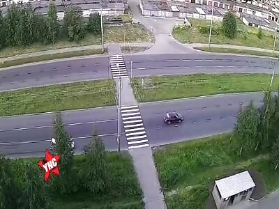 run over pedestrian
