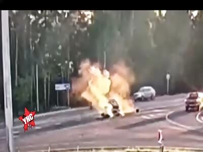 Motorcyclist meets death