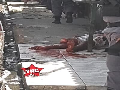 Thief with the leg throws shit