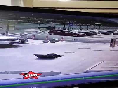 asshole crushed by car