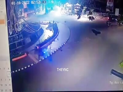 out of control biker