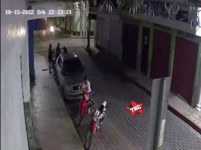 Motorcycle crash causes fireball