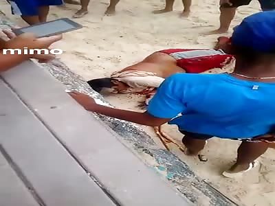 Badly wounded and with many admirers