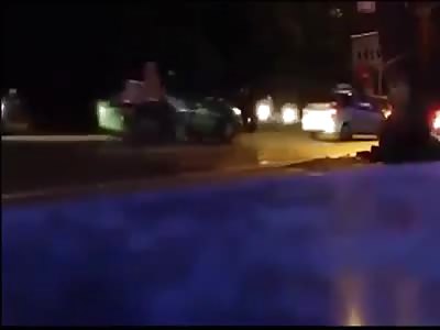 Discussion of couple, man hits woman