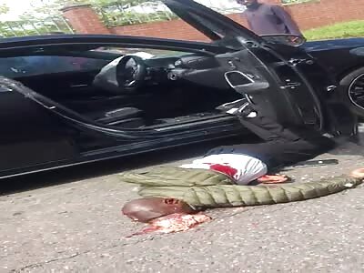 Brains blown out in drive by shooting