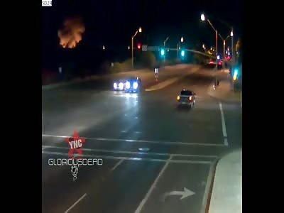 Scottsdale Police officials have released a surveillance video showing a fiery plane crash that killed six people