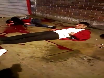 Jealous Boyfriend Standing Over his Dying Girlfriend is Knocked Down