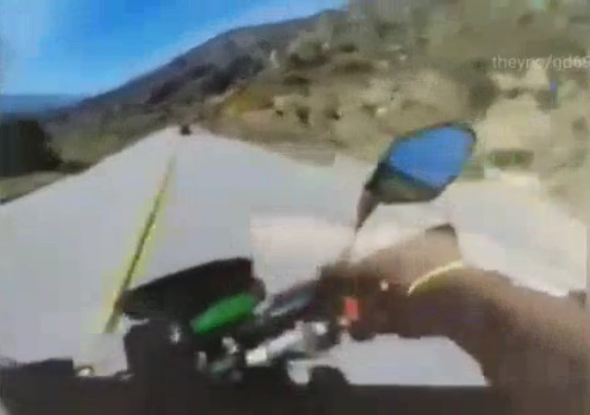 SPEEDING DRIVER KILLS MOTORCYCLIST + POV