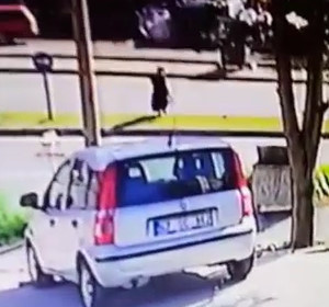  Woman walking get Run Over and Dragged Down the Street 