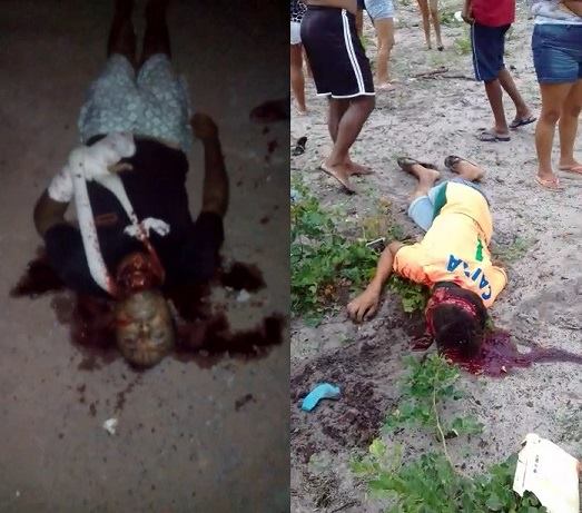 Two criminals Hacked to Death