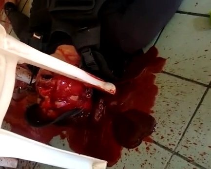 Guard murdered in cafeteria