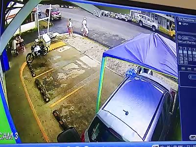 Dude in motorbike hits old man (he died)