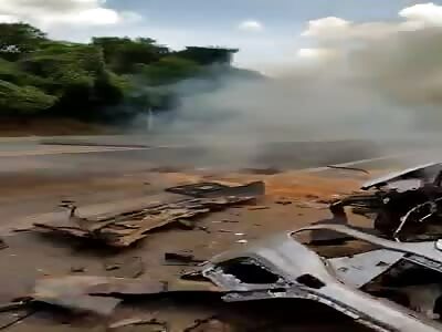 Reckless driving causes accident in Brazil