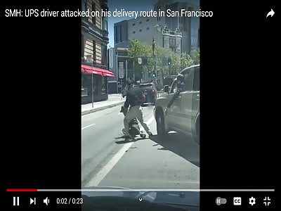 UPS Deliveryman Ran Down in the Street! 