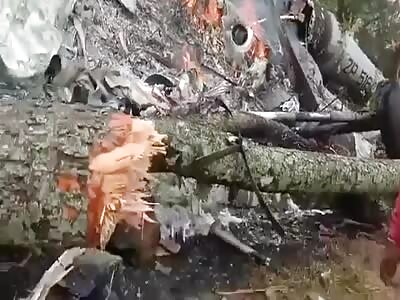 Aftermath Of Deadly Helicopter Crash