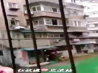 Suicidal woman jumps to her death off the building