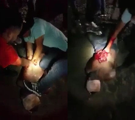 SICKENING: Mexicans Narcos removed visceras the man still alive.