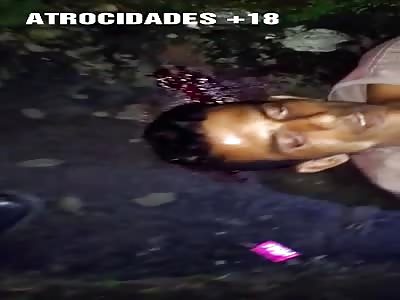 was shot dead in the head