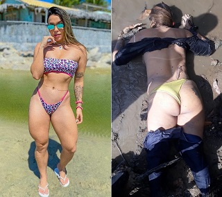 Normal Beach Goer In Brazil