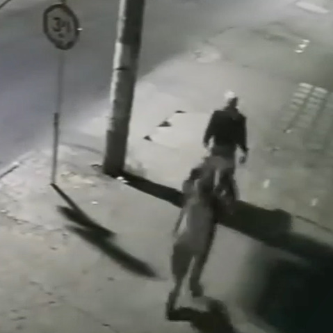 Scum Attacks Random Man with Boulder