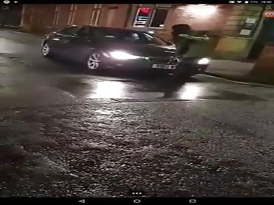 Skank beats up old man 