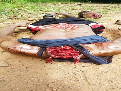 shocking. They find a beheaded man with several stabs