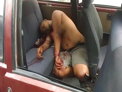 Man executed inside his car