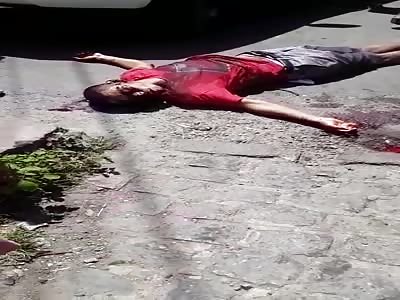 Murdered man with head shot