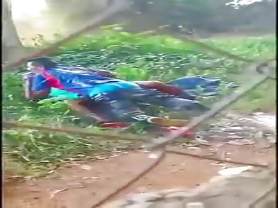 while waiting for the crossing ... caravan