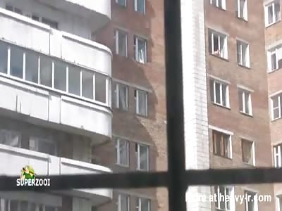 Bloody Suicide Fail Close Up