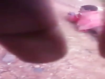 Policeman Drags Bottomless Woman