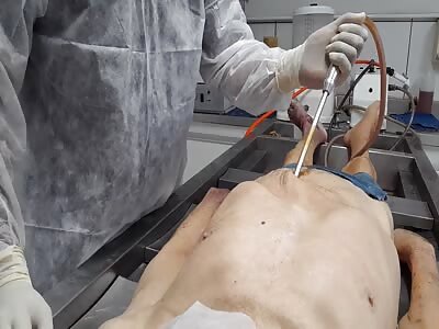 Aspiration in the thanatopraxy procedure