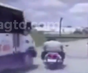 Another Stupid Falls Under Bus