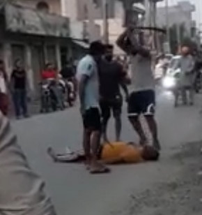 Killed With a Huge Cane Knife