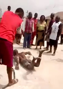 Listen to the Sound this Whip makes against the Rapists Flesh 