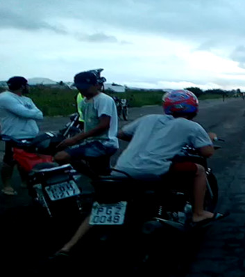 Exact moment of motorcycle Collision + AFTERMATH